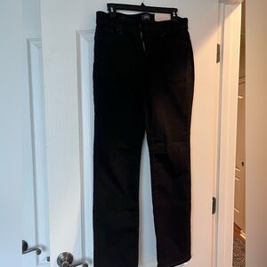 NYDJ Black Straight Jeans